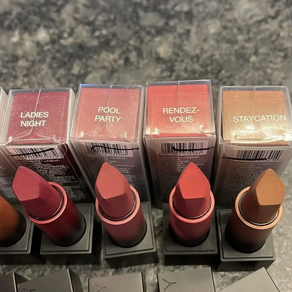 Huda Power Bullet Matte Lipstick gorgeous colors, pick from 10 available shades